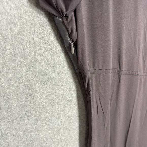 Bianco Levrin‎ Dress Small Taupe Parachute Lagenlook Artsy Modest Art Wear Flowy - Picture 9 of 14